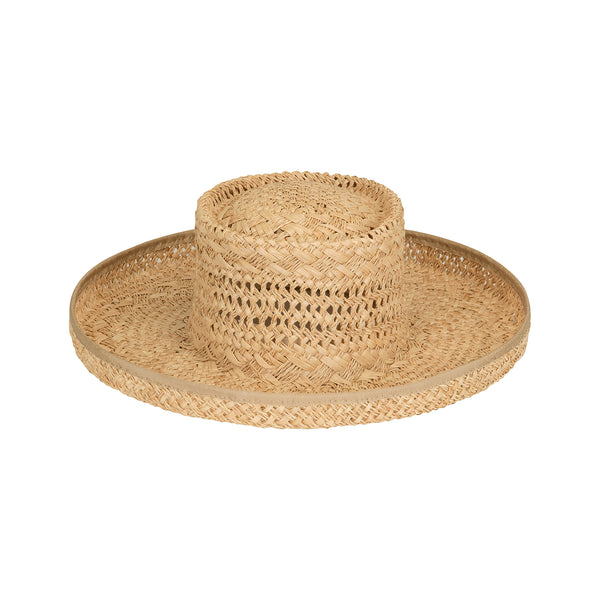 Lawson Boater - Raffia