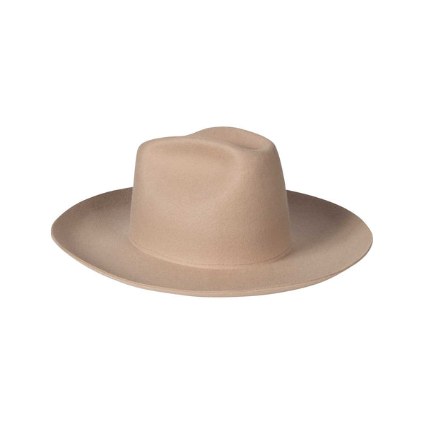 Cassidy Western Wool Felt Cowboy Hat in Beige