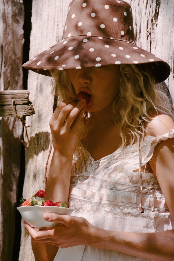 Holiday Bucket - Polka Dot Coco