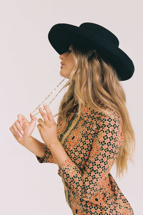 Lawson Boater - Black