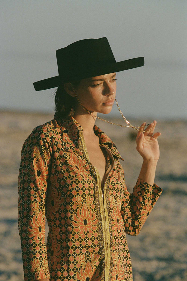 Lawson Boater - Black