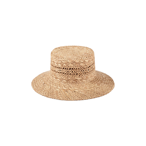 Inca Bucket Wide - Special straw bucket hat with a structured boater crown and wide brim, made from 100% raffia straw.