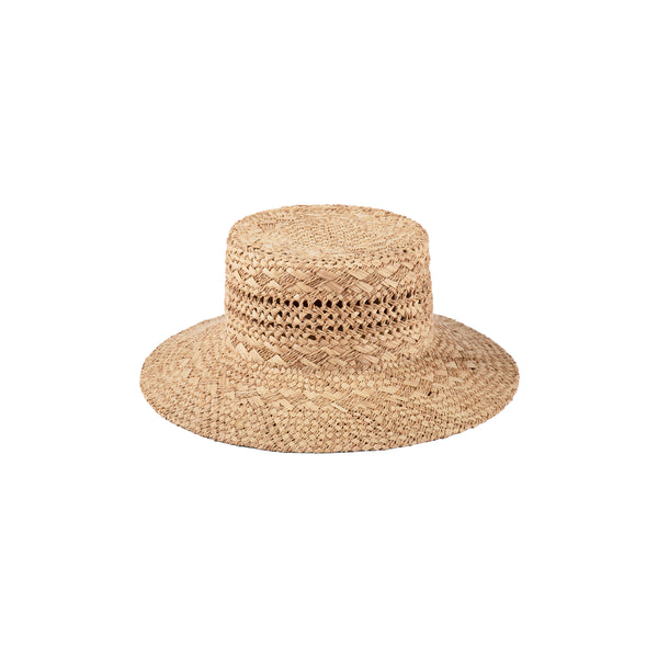 Inca Bucket Wide - Special straw bucket hat with a structured boater crown and wide brim, made from 100% raffia straw.