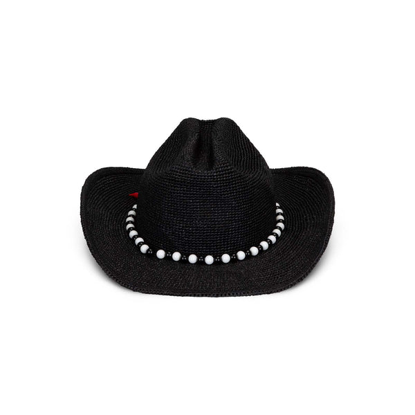 Raffia Cowboy Chilli - Noir