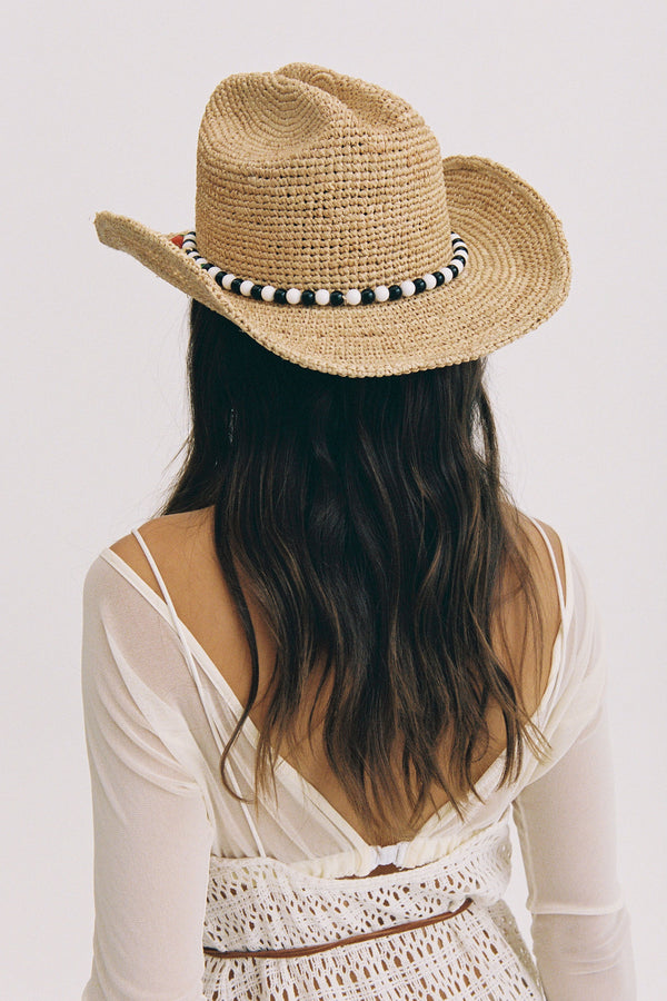 Raffia Cowboy Chilli - Natural