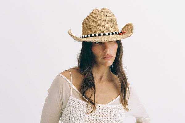 Raffia Cowboy Chilli - Natural