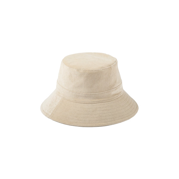Dunes Bucket - Corduroy Bucket Hat in Beige